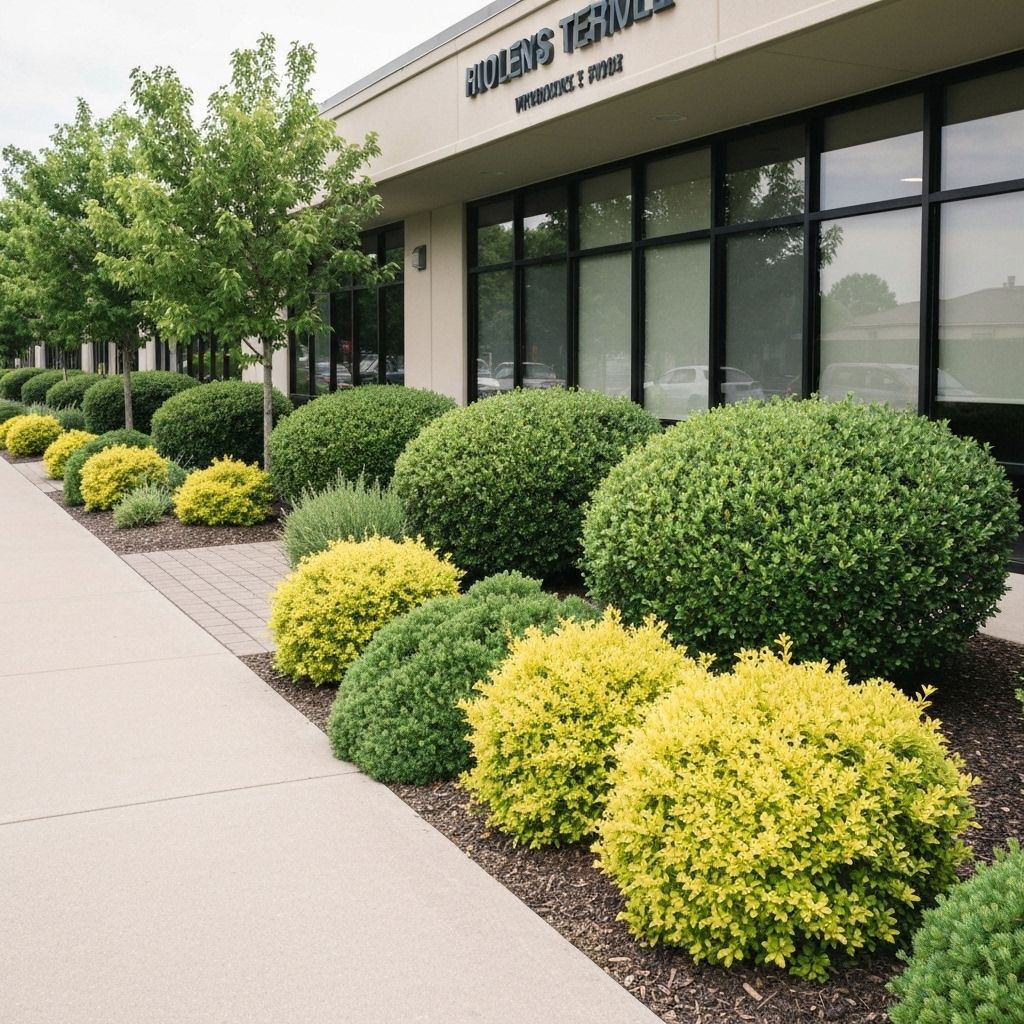 Commercial property landscaping